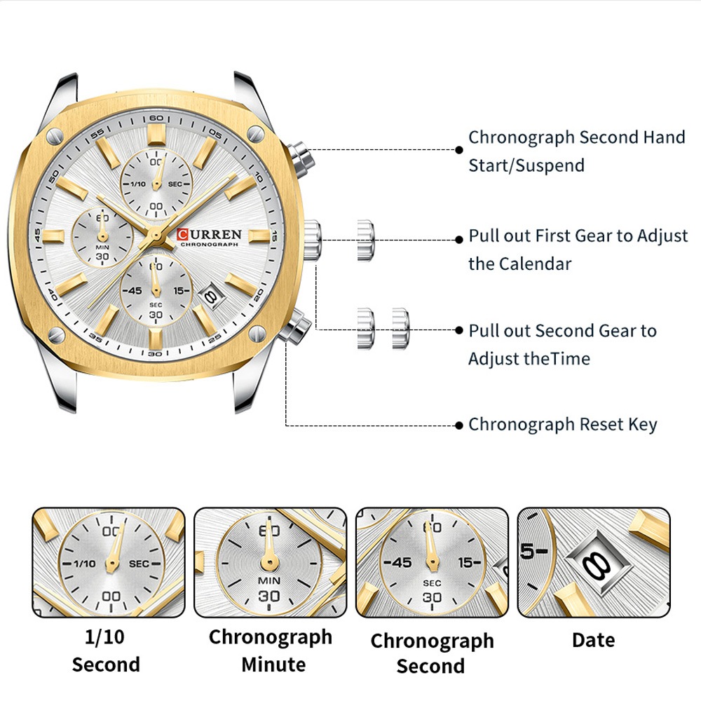 CURREN Modern Men's 42mm Sport - Jewelry And Watches ulasan dan harga