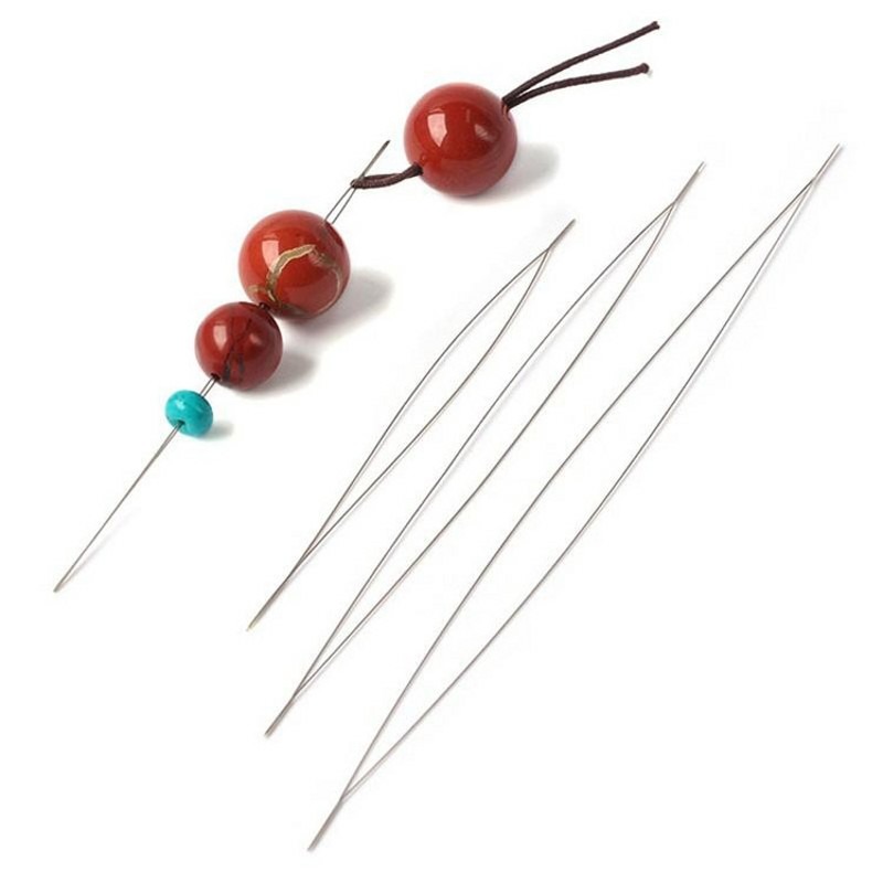 1-10pcs Beading Needles Seed B - Charm Bracelet Beads ulasan dan harga