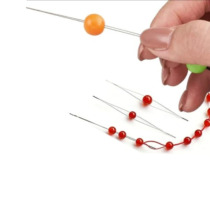 1-10pcs Beading Needles Seed B - Charm Bracelet Beads ulasan dan harga