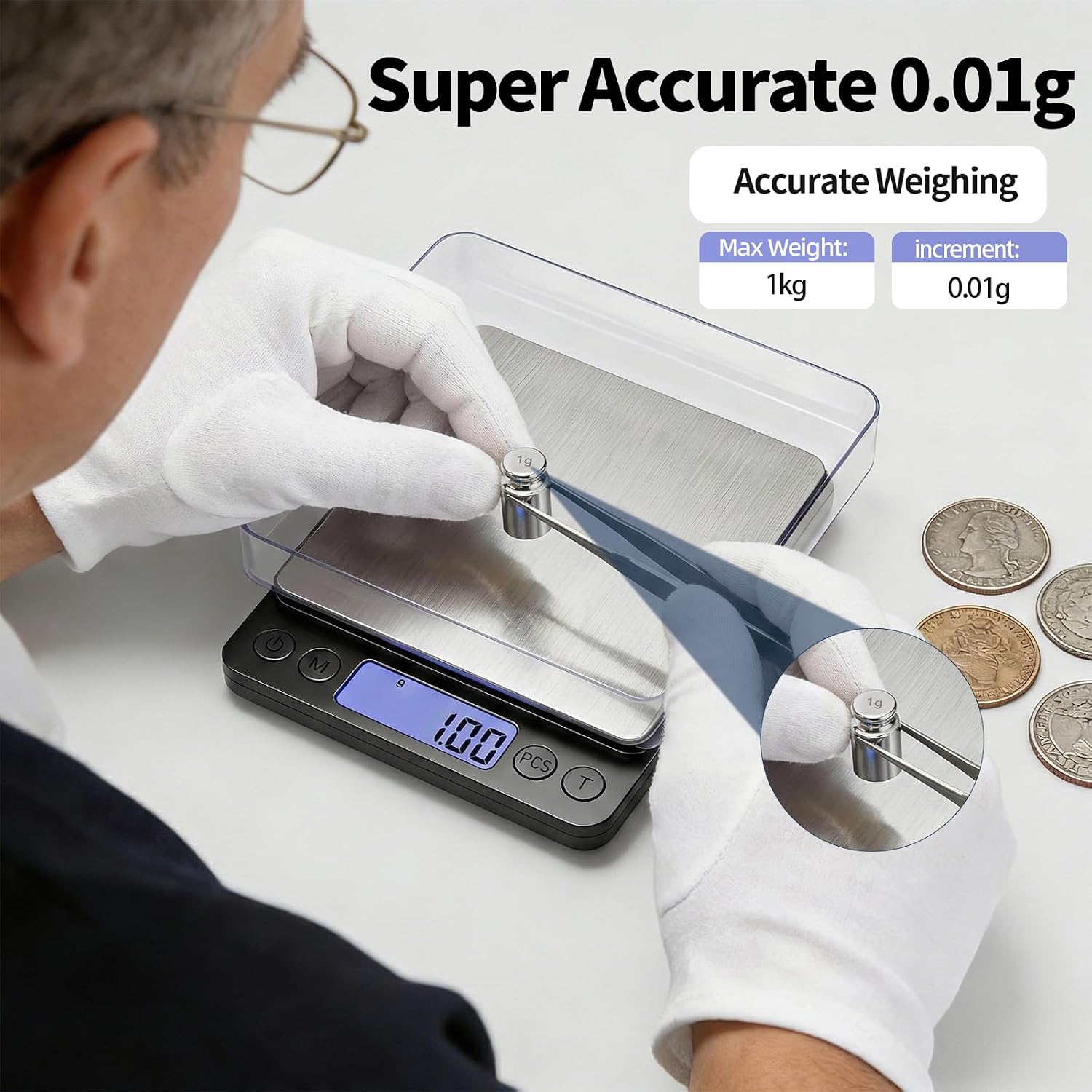 Coin Scale 1kg/0.01g High Accu - Collectors Coins Jewelry & Watches Of Smithtown Reviews ulasan dan harga