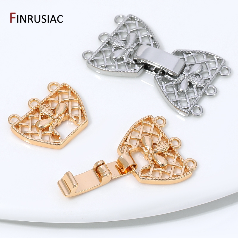14K Gold Plated Brass 3-Row Pe - Pearl Necklace ulasan dan harga