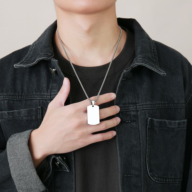 Vnox Men Dog Tag Container Pen - Mens Dog Tag Necklace ulasan dan harga