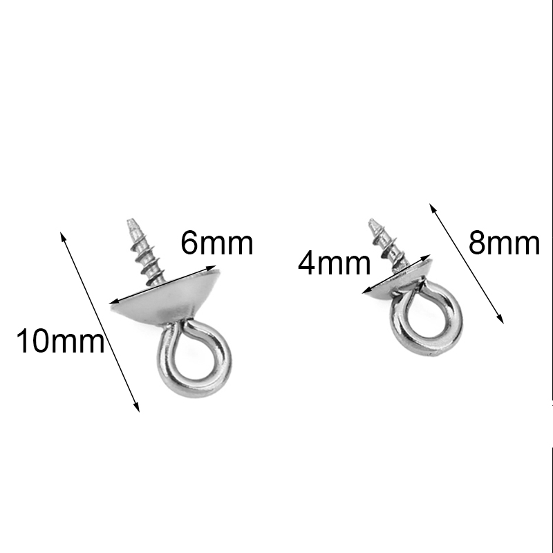 20pcs Stainless Steel Pearl Pe - Pearl Necklace ulasan dan harga